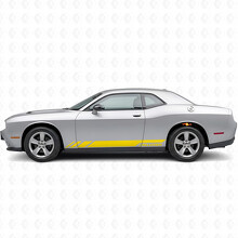 Autocollant vinyle bande latérale style course pour Dodge Challenger 2009-2018_5