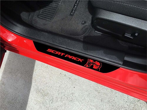 Autocollants vinyle pour seuil de porte Scat Pack pour Dodge Charger