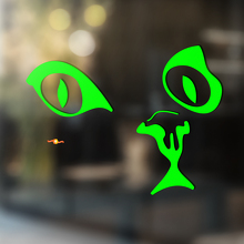 Autocollant universel en vinyle visage de chat_3