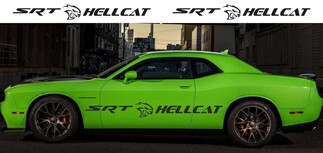 2X Dodge Challenger SRT Hellcat 2009 - 2018 bande latérale en vinyle