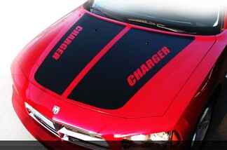 Dodge Charger Hood Stripes Kit de décalcomanies prédécoupées 2006 2007 2008 2009 2010