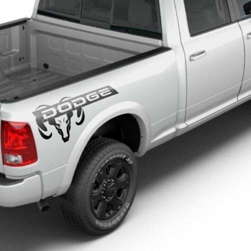 Autocollant en vinyle à poser au chevet avec logo de marque pour Dodge Ram 1500