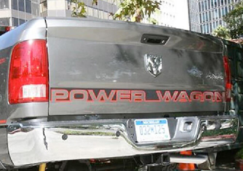 Autocollant vinyle accent de hayon Power Wagon pour Dodge Ram 1500