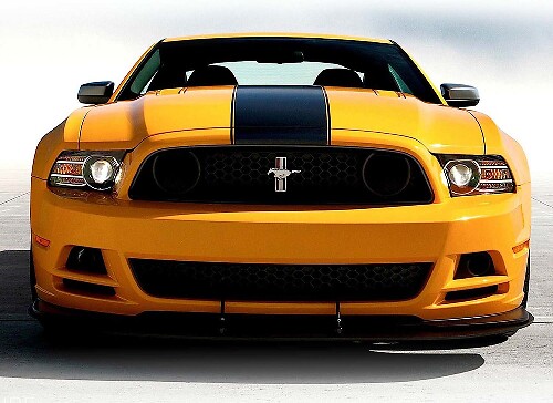 Autocollant vinyle bande de capot de course pour Musclecar Mustang 2013-2014