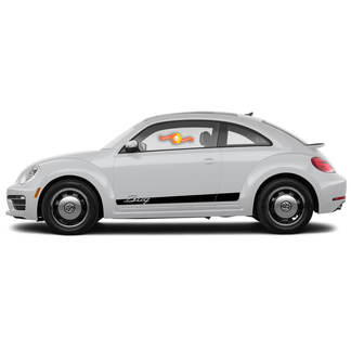 Volkswagen Beetle 2011-2018 Stripe Graphics Stickers Bug style porsche