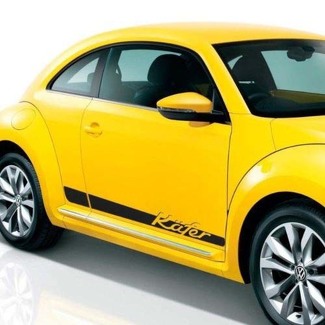 Volkswagen Beetle 2012-2018 Kafer Graphics autocollant bandes latérales porsche script