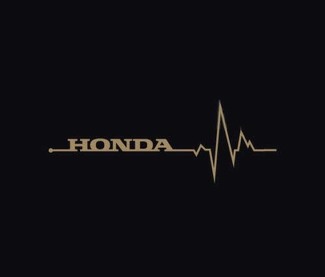 Honda heartbeat pulse Autocollant Racing Civic Accord FK8 FK2 S2000 Turbo VTEC Paire