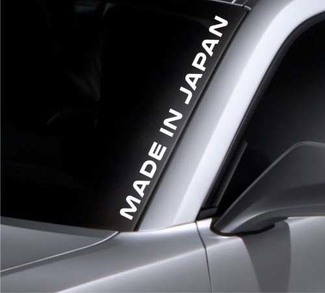 Autocollant de pare-brise en vinyle JDM fabriqué au japon pour Honda Mazda