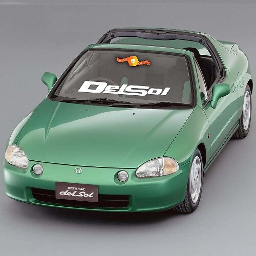 Bandeau de pare-brise avec logo Del Sol Autocollant vinyle pour Honda Del Sol