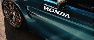 Powered By Honda Autocollant Logo Vtec Civic Type R Accord 12