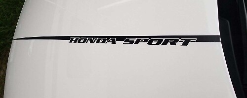 Autocollant en vinyle bande sportive pour capot Honda Accord 2018