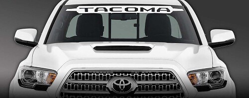 Autocollant en vinyle pour pare-brise pour Toyota Tacoma