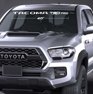 TOYOTA TACOMA TRD PRO WINDSHIELD DECAL 4x4 Suv Camion