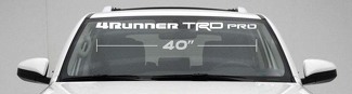 TOYOTA 4RUNNER TRD PRO PARE-BRISE Autocollant Décalque 4x4 Suv Truck
