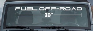 FUEL OFFROAD WINDSHIELD DECAL Wheels Truck 4x4 Car Suv JEEP Toyota - SELECT SIZE
