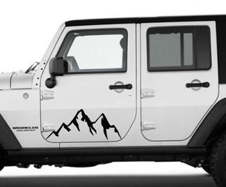 Montagnes voiture accessoires graphique autocollant véhicule corps autocollant pour Jeep Subaru Toyota porte camping-car rv camion remorque suv scène de la nature personnalisée