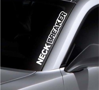 Neck Breaker Pare-Brise Autocollant Bannière Vinyle Autocollant Pare-chocs Autocollant Pour Subaru WRX