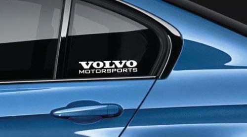Autocollant en vinyle pour vitre latérale Volvo Motorsports pour Volvo