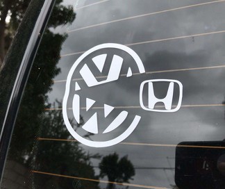 Autocollant VW Pacman Volkswagen Mk2 Mk1 Mk3 Mk5 Mk4 Mk6 Mk7 Gti Jetta Golf