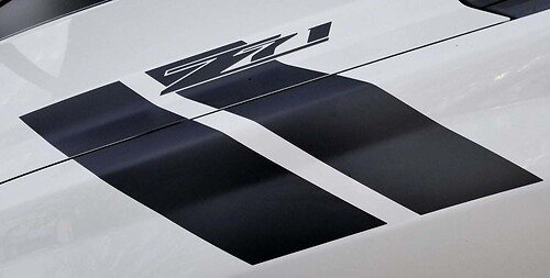 Silverado Chevrolet Hood Hash Marks bande 2007-2013 Autocollant autocollant vinyle
