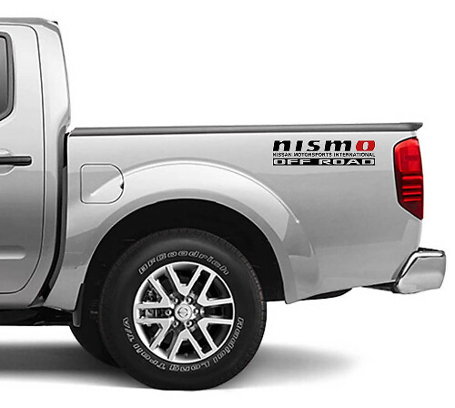 Autocollants vinyle de style Nismo pour bas de caisse tout-terrain, paire pour Nissan Frontier