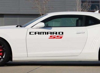 2X Chevrolet Camaro SS Vinyl Doors logos Sticker Stickers Graphics 2011-2018