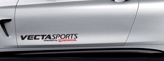 Vecta Sports propulsé par Honda voiture autocollant vinyle autocollant Si Civic Accord S2000 Si