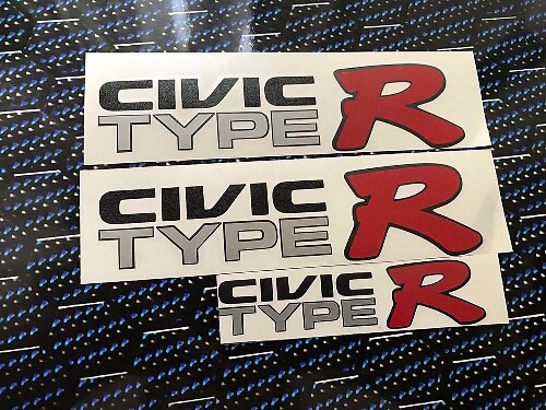 Kit d'autocollants vinyle style Civic Type R pour Honda Civic EK9