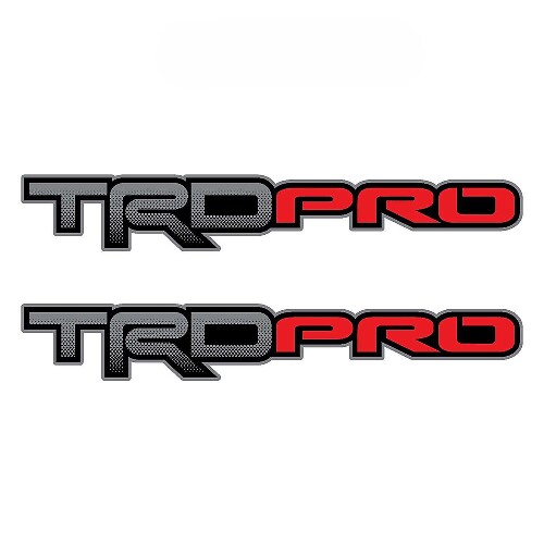 Autocollant Vinyle Universel Logo TRD Pro pour Toyota Tacoma