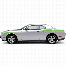Autocollant vinyle bande latérale Accent pour Dodge Challenger_3