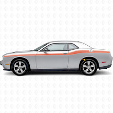 Autocollant vinyle bande latérale Accent pour Dodge Challenger_4