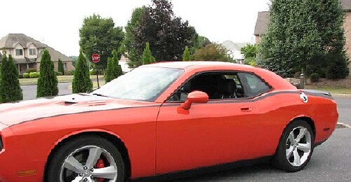 Kit de bandes latérales Dodge Challenger Pinstripe Bodyline 2008 et plus