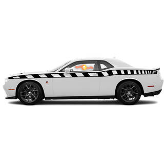 Kit de bandes latérales Dodge Challenger 2008 et plus