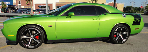 Stickers de décalistes de kit de rayures rétro pour 2008 - 2020 Dodge Challenger
