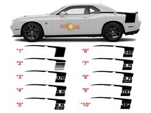 Stickers de décalistes de kit de rayures rétro pour 2008 - 2020 Dodge Challenger
 3