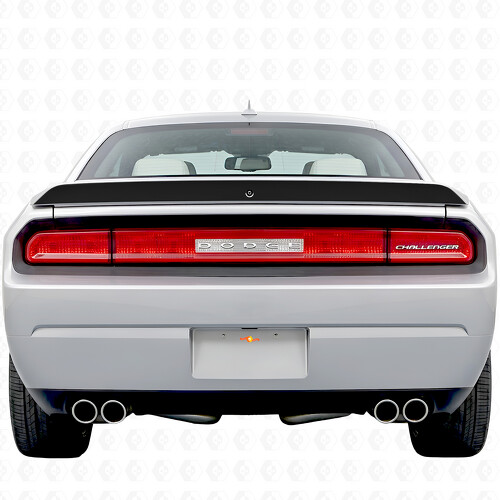 Autocollant Vinyle Bande Noire Spoiler de Coffre pour Dodge Challenger 2008-2014