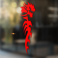 Autocollant Vinyle Universel Art Minimaliste Dragon Tribal_2