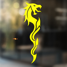 Autocollant Vinyle Universel Style Minimaliste Tribal Dragon_4