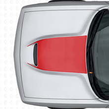 Autocollant en vinyle noir pour prise d'air capot Dodge Challenger 2015+_4
