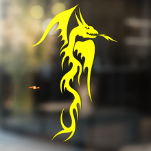 Autocollant en vinyle universel Dragon cracheur de feu_4