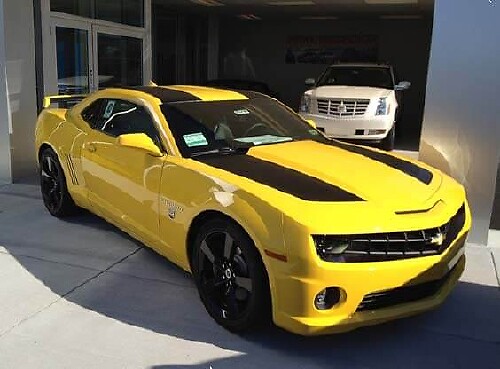 2010 Chevrolet Camaro Transformer 3 Style Rally Stripe Kit avec grille inférieure occultante
