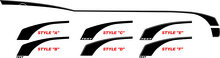 Kit de Stickers Vinyle Rayures Latérales Style Hockey pour Chevrolet Camaro 2010-15_2