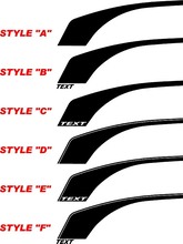 Bandes latérales de hockey de style rétro Chevrolet Camaro 2010 - 2015
 2