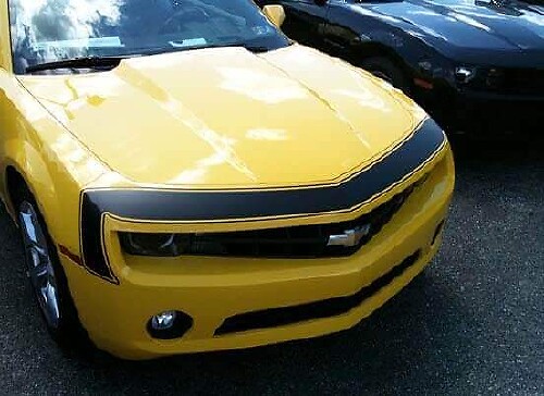 Autocollant Vinyle Bande Frontale Style SS pour Chevrolet Camaro 2010-2013