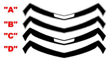 1967 SS DÉCATIQUES DE NEZ FRONT NE NEZ STYLE POUR 2010 - 2013 Chevrolet Camaro
 2