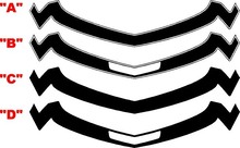 2010 - 2013 Chevrolet Camaro 68' Style Nez/Fascia Accent Stripe
 2