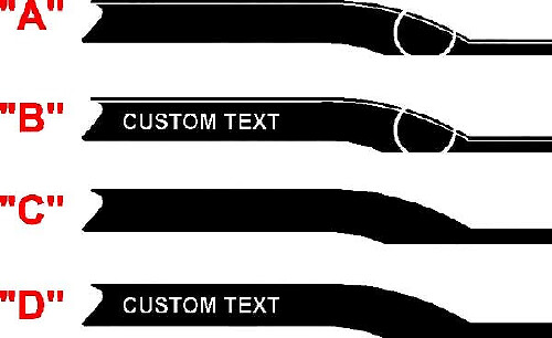 Bandes latérales de style sport moderne Chevrolet Camaro 2016 et plus
