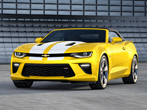 Convertible Factory Style Twin Rally Stripe Kit — Autocollant vinyle (capot, coffre, becquet arrière) pour Chevrolet Camaro SS 2016-2024