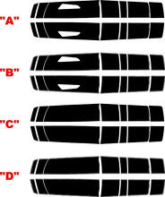 2016 et plus Chevrolet Camaro SS Convertible Factory Style Twin Rally Hood, Trunk et Spoiler Stripes
 2