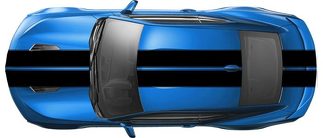 2016 et plus Chevrolet Camaro Pace Car Style rallye rayures pare-chocs à pare-chocs